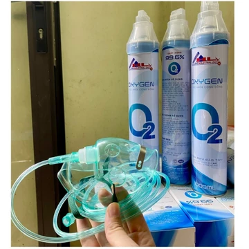 Mặt nạ thở cho bình oxy mini cầm tay và máy thở nhỏ