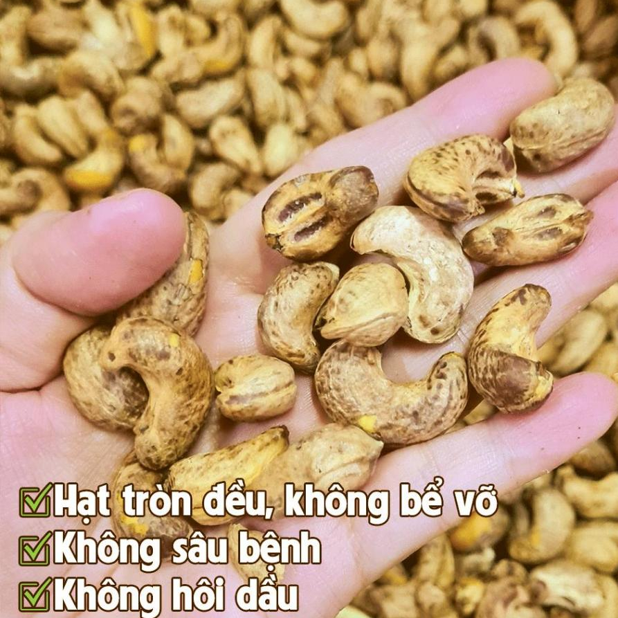 Hũ 250g - Hạt điều Rang Củi Hải Bình Gia Lai - Date mới, Thơm ngon, giòn rụm