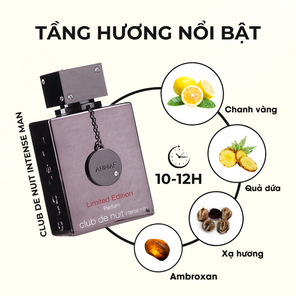 Nước Hoa Nam ARMAF Club de Nuit Intense Man Limited Edition Perfume 105ml | BigBuy360 - bigbuy360.vn