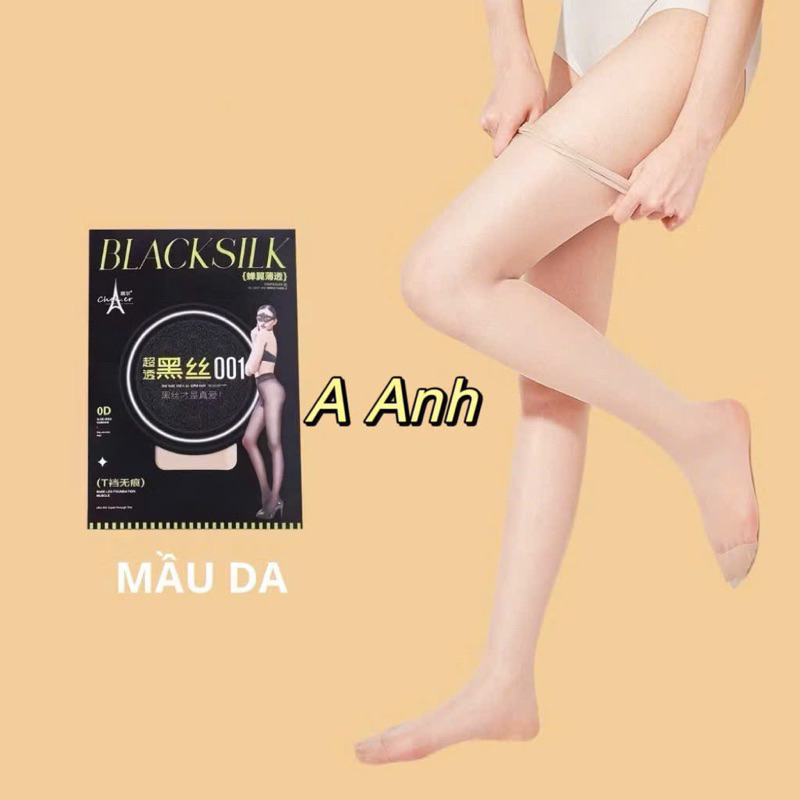 Quần tất blacskin 2 màu đen - da