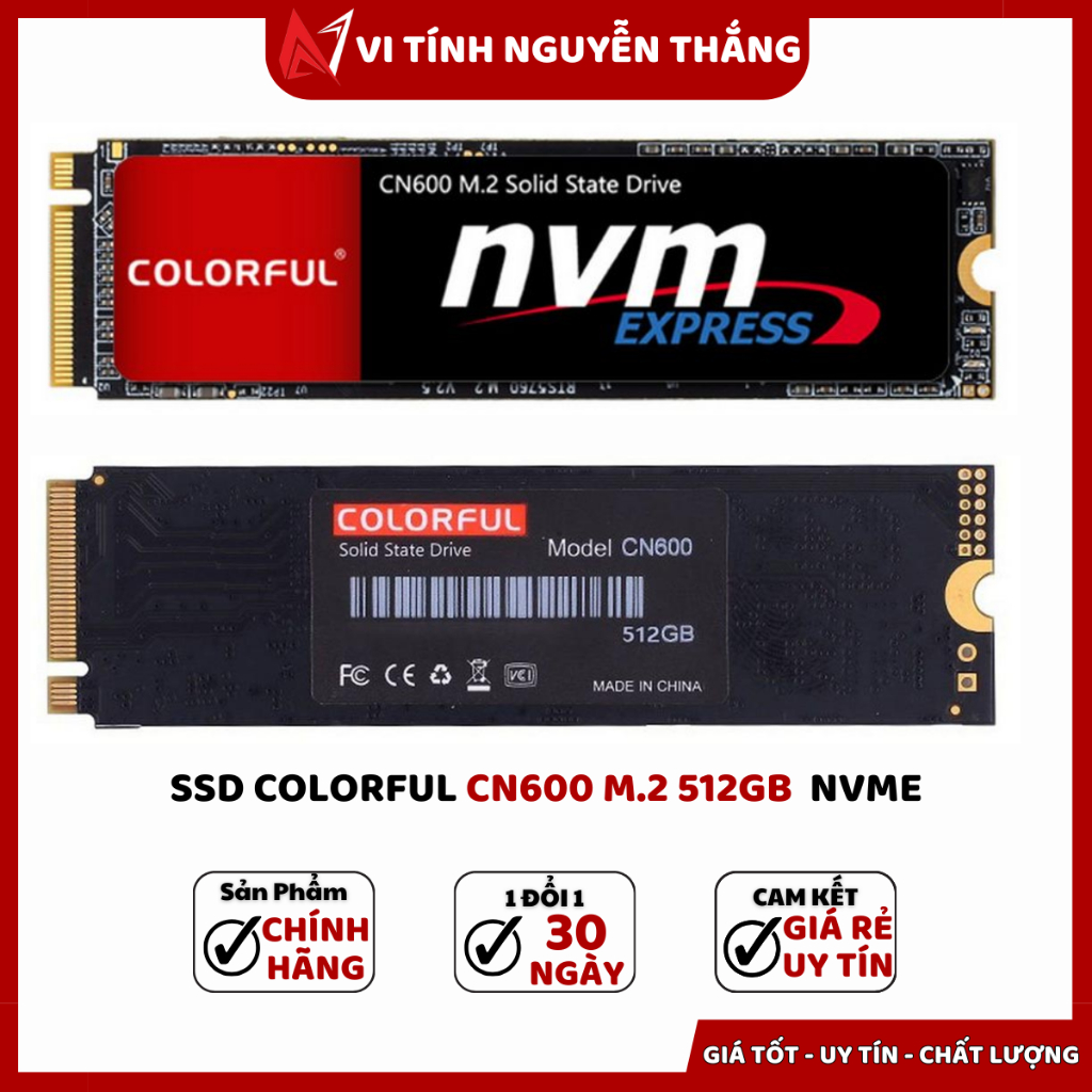 SSD COLORFUL CN600 M.2 512GB 256G NVME | Shopee Việt Nam