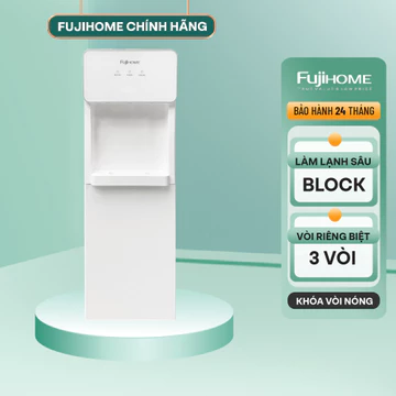 Cây nước nóng lạnh FUJIHOME WD675C làm lạnh block nước dưới 10 độ, làm nóng nhanh, tiết kiệm điện