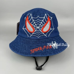 MŨ TAI BÈO JEAN SPIDERMAN BỤI CHO BÉ TRAI - NÓN VÀNH JEAN SIÊU NHÂN NHỆN PHONG CÁCH HÀN QUỐC CHO TRẺ EM