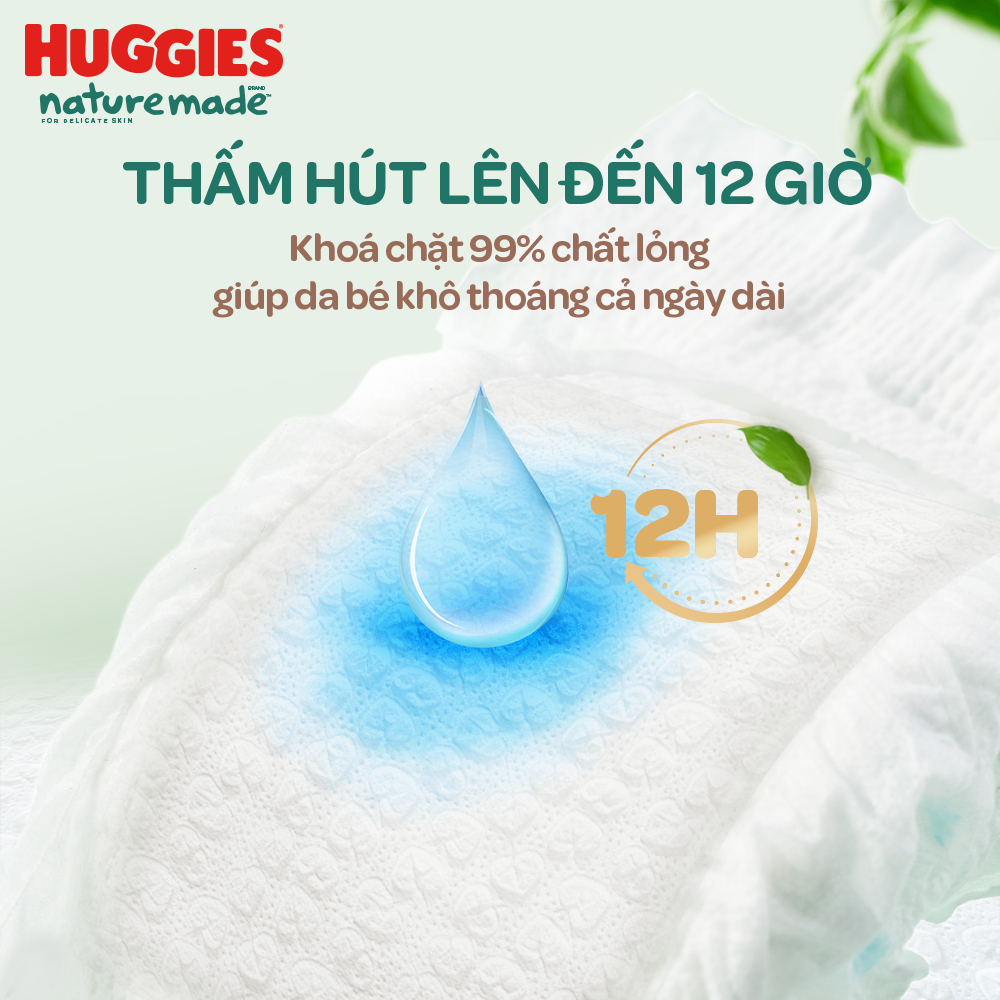 Ảnh Combo 2 Tã Quần Huggies Platinum Nature Made M58 4