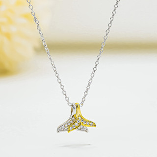 Dây chuyền bạc nữ LAMY Mermaid Tail Necklace Gold 6421