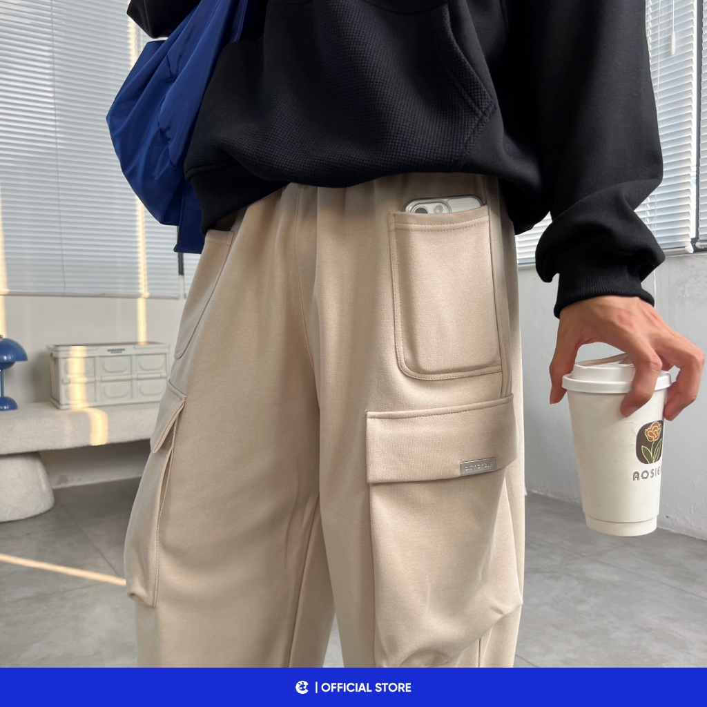 Quần ống rộng dài nỉ suông unisex Local Brand Chính Hãng City Cycle Quần dài Waypa