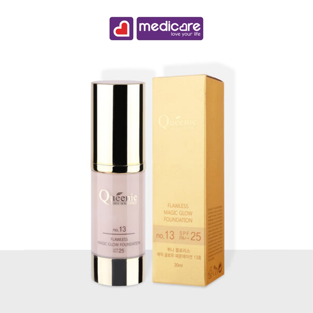 Kem nền trang điểm QUEENIE chống nắng SPF25/PA++ 30ml