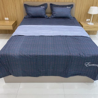 Drap chăn ga PHỦ Everon EPM 21063 màu xanh đen vải modal cao cấp