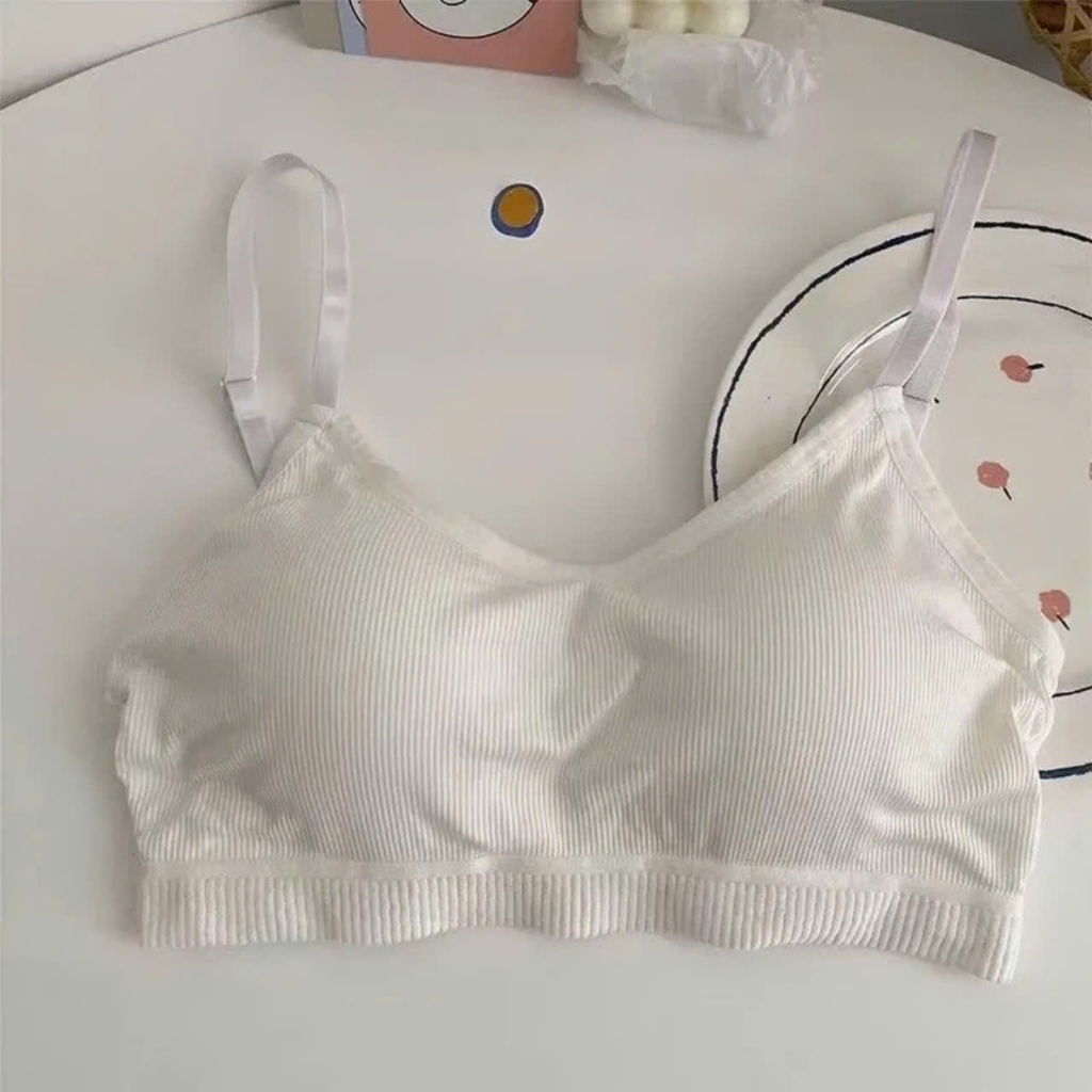 Áo bra có đệm mút ngực 389, Bra cotton có móc cài sau