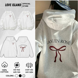 Áo Hoodie, Hoodie Zip Unisex Nam Nữ Nỉ Bông Cao Cấp Form Rộng In Nơ Rose Hot Trend Local Brand L66 [A290]