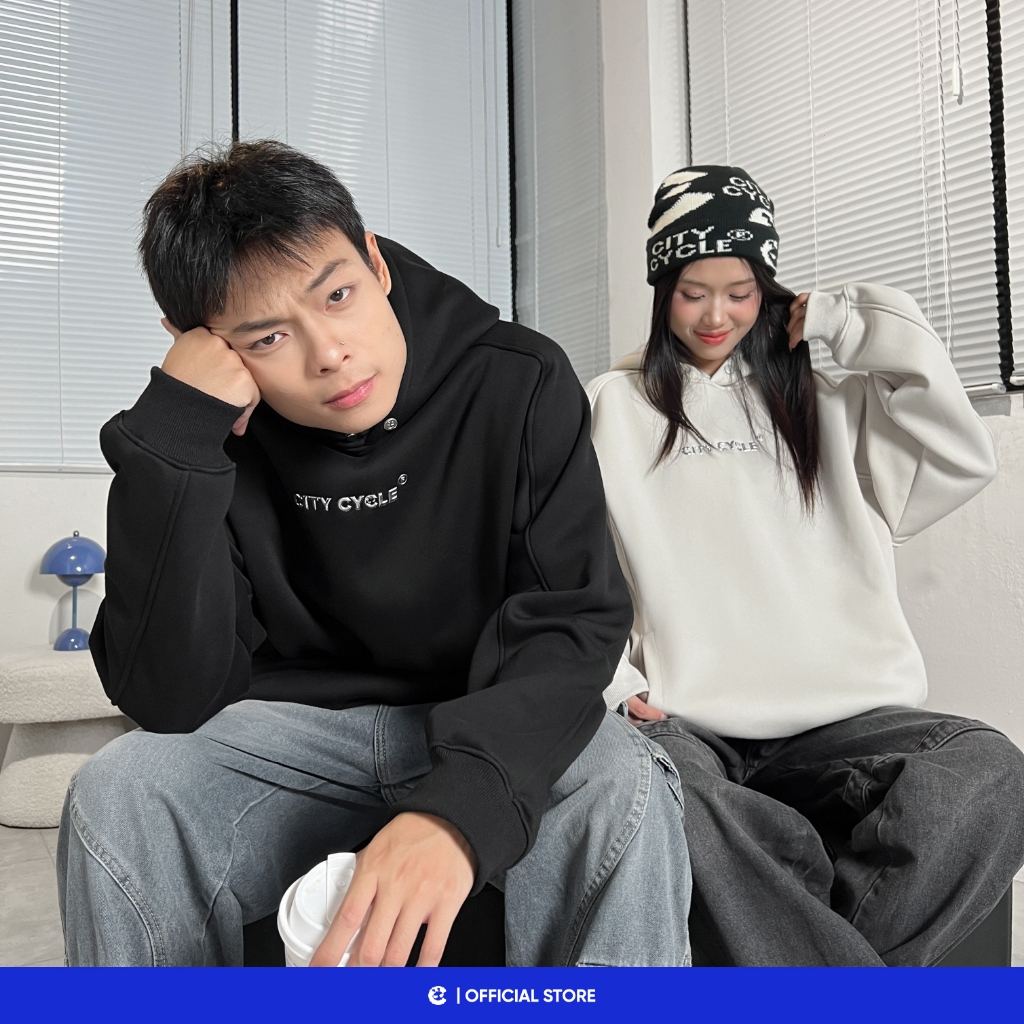Áo hoodie nam nữ dày nỉ mùa thu đông Local Brand Chính Hãng City Cycle áo Hoodie Hover