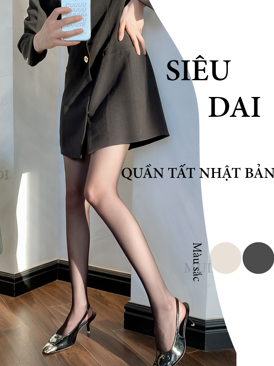 Quần tất siêu dai siêu trong nữ quần tất Nhật quần tất tàng hình che ...