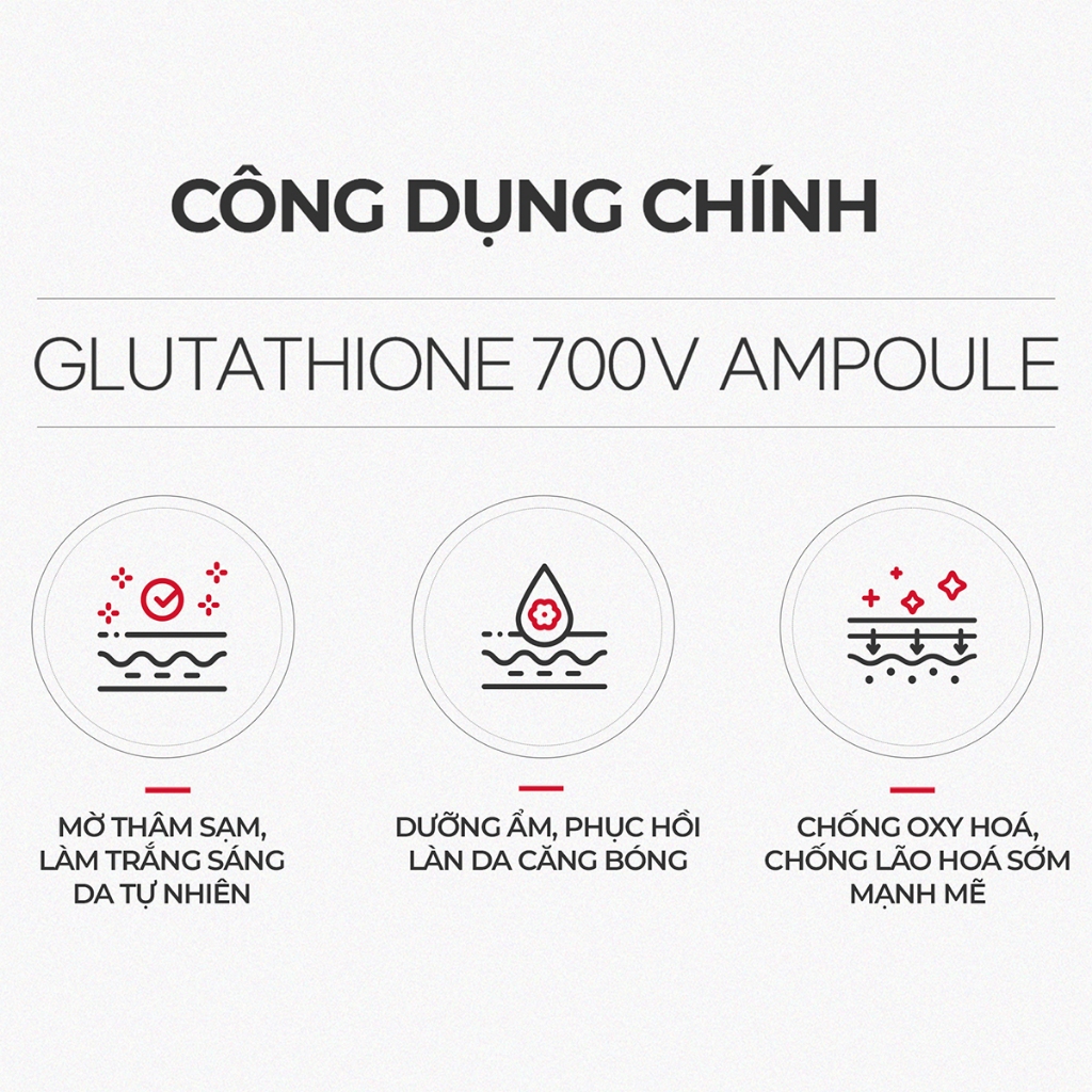 Ảnh Serum Làm Trắng, Dưỡng Ẩm Và Làm Chậm Lão Hoá Da Glutathione 700mg + 5% HA Angel's Liquid 7Day 60ml 3