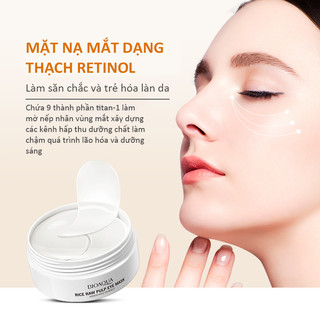 Mặt Nạ Mắt Chống Nếp Nhăn Chống Thâm Mắt Loại Bỏ Bọng Mắt 80 Miếng Giữ Ẩm Làm Mờ Quầng Thâm Và Nếp Nhăn 60pcs