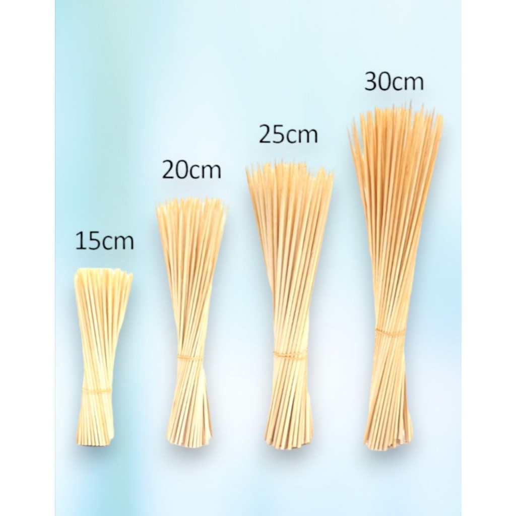 [ Bịch 500g ] Que xiên tre , xiên nướng tôm-30cm (4ly) | Shopee Việt Nam