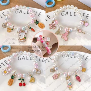 Vòng đeo tay công chúa elsa cho bé gái - Lắc tay hình trái cây, trà sữa, ngựa pony ,thỏ ,ngôi sao, cầu vồng