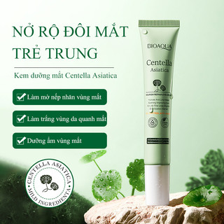 Kem Dưỡng Da Mắt Centella asiatica 20g Làm Trắng Dưỡng Ẩm Chống Nếp Nhăn Lão Hóa Xóa Mờ Bọng Mắt Quầng Thâm