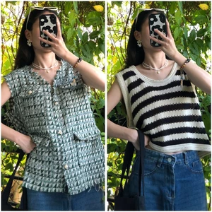 Áo kiểu, áo sơ mi vintage tuyển chọn [April6 clothing]🍂 áo babydoll, hai dây, phối ren, áo lưới, áo đũi tiểu thư 2hand