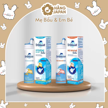 Dung Dịch Nước Muối Biển Xịt Mũi Sterimar Giúp Làm Sạch, hết Nghẹt Mũi Cho Trẻ Em-Trẻ sơ sinh - Xịt mũi cá heo