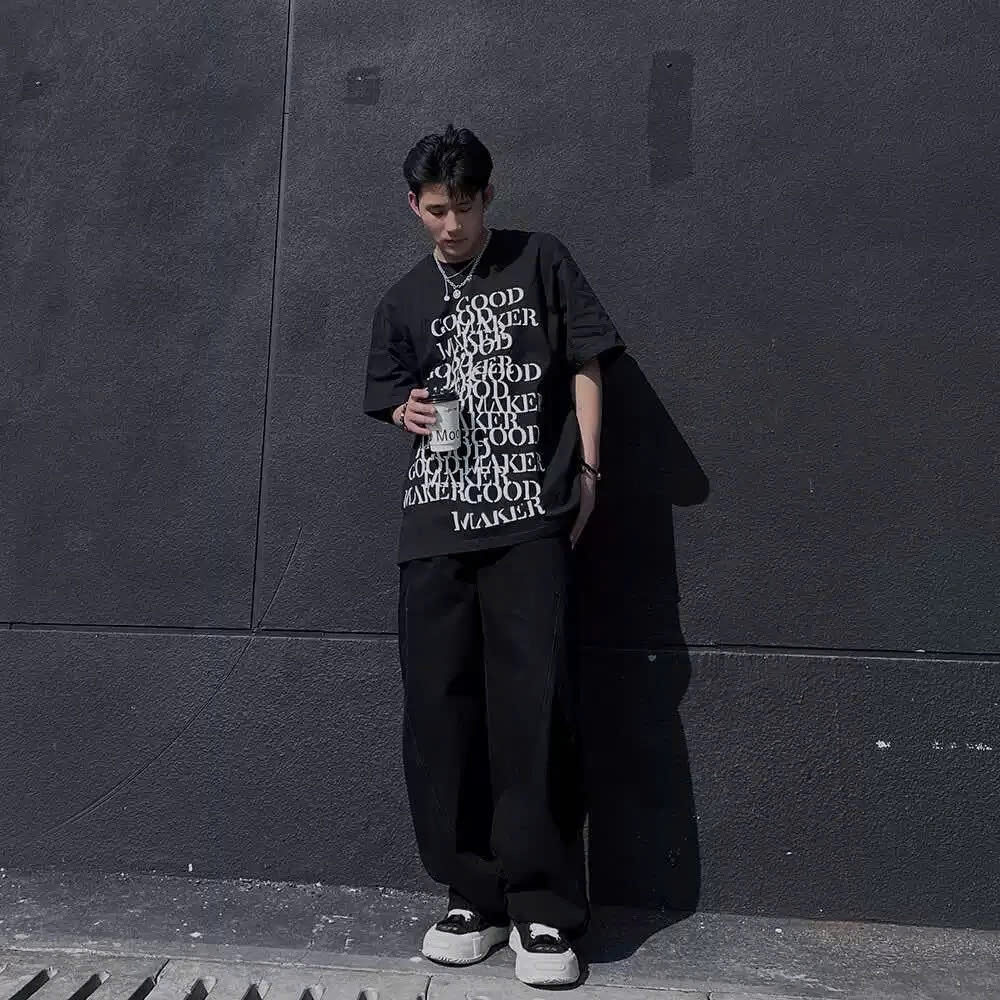 Áo thun Stee Cổ tròn GOOD MAKER Localbrand ICVCVNI Unisex