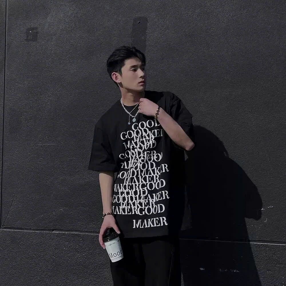 Áo thun Stee Cổ tròn GOOD MAKER Localbrand ICVCVNI Unisex