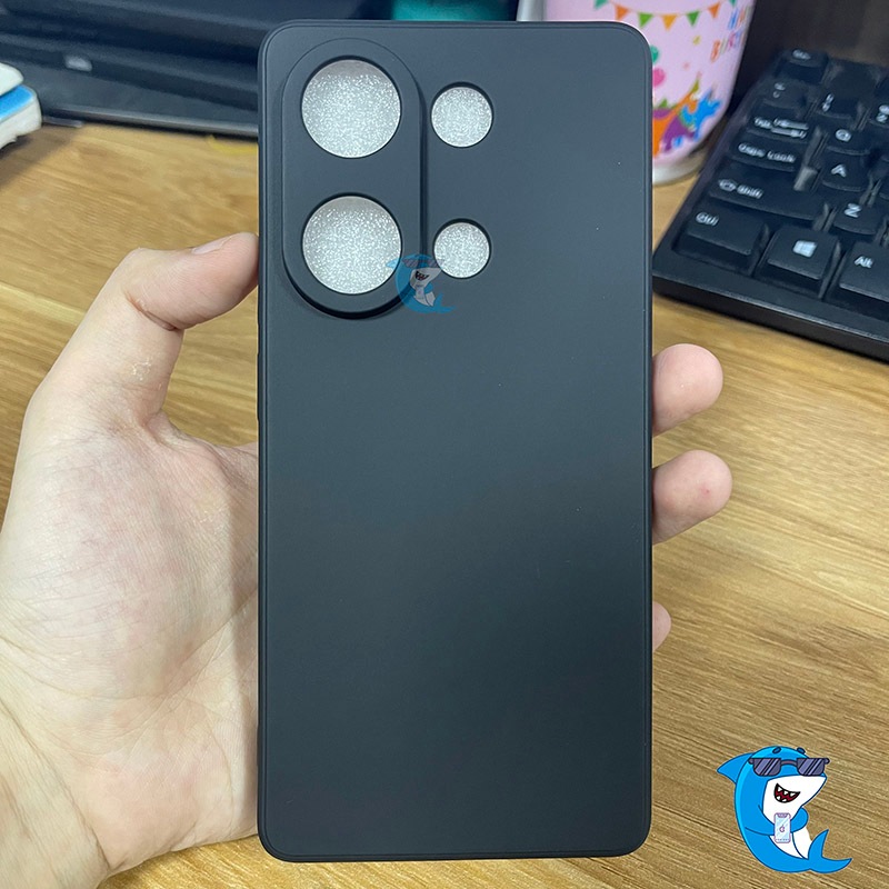Ốp lưng Redmi Note 13 / 13 Pro 4G 5G cạnh vuông bảo vệ cam nhựa dẻo I Vỏ bao lưng điện thoại Xiaomi