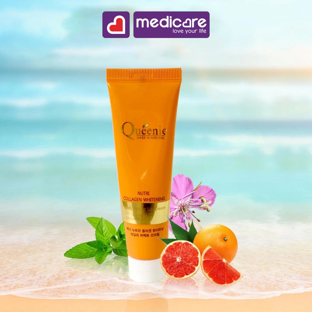 Kem Chống Nắng Trắng Da QUEENIE Daily Perfect Sunscreen SPF40 50ml