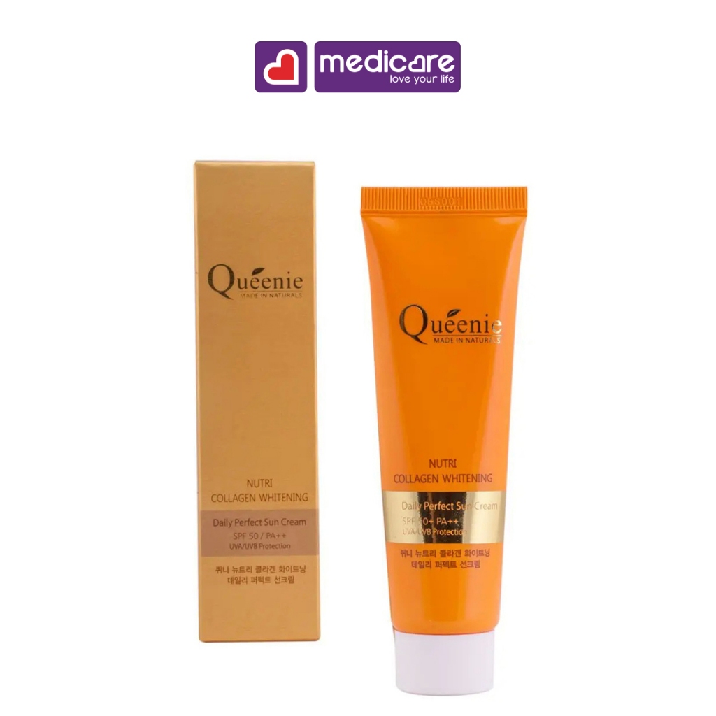 Kem Chống Nắng Trắng Da QUEENIE Daily Perfect Sunscreen SPF40 50ml