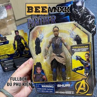 Mô hình siêu nhân Marvel Black Panther công chúa Shuri nguyên hộp xuất xịn BEEVNXK