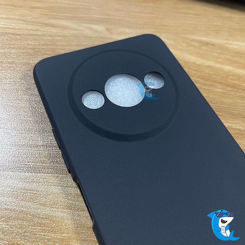 Ốp lưng Redmi A3 bảo vệ cam điện thoại toàn diện cạnh vuông nhựa dẻo tpu bibi glass