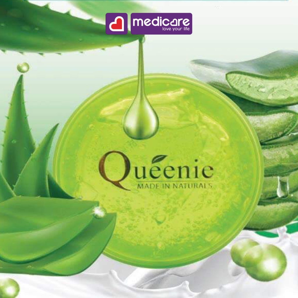 Gel Dưỡng Ẩm QUEENIE Collagen Aloe Vera 90% Soothing Gel 300ml