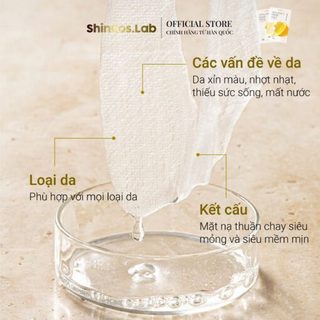 MẶT NẠ CAO CẤP THUẦN CHAY TINH CHẤT VITAMINC SHINCOS.LAB