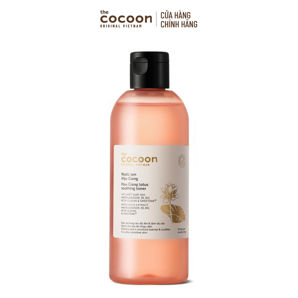 Ảnh Nước sen Hậu Giang Cocoon 310ml TẶNG Nước tẩy trang bí đao 500ml 1