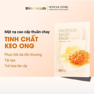 MẶT NẠ CAO CẤP THUẦN CHAY TINH CHẤT KEO ONG SHINCOS.LAB PROPOLIS MASK PACK