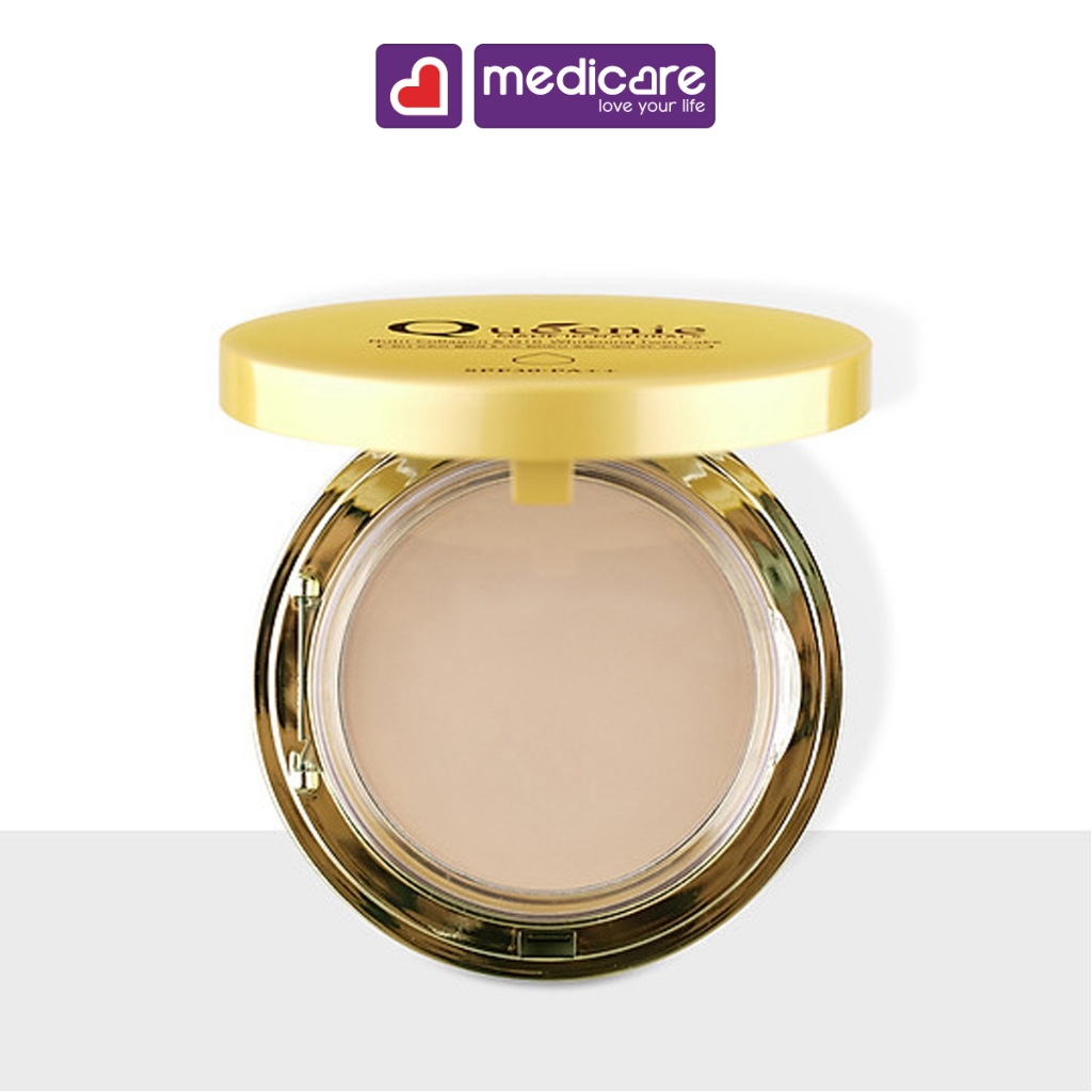 Phấn Trang Điểm Trắng Da Và Chống Năng SPF30 PA++ QUEENIE Nutri-Collagen & Q10 Whitening Twin Cake 21 20g