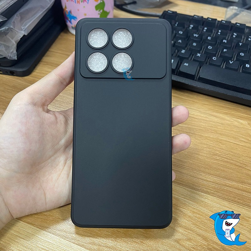 Ốp lưng Redmi K70 / K70 Pro / K70e bảo vệ cam điện thoại toàn diện cạnh vuông nhựa dẻo tpu bibi glass