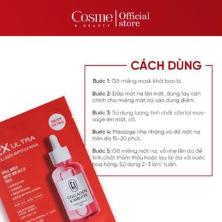 10M MẶT NẠ GIẤY CAO CẤP TRẮNG DA - NÂNG CƠ COSME 2X
