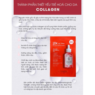 10M MẶT NẠ GIẤY CAO CẤP TRẮNG DA - NÂNG CƠ COSME 2X