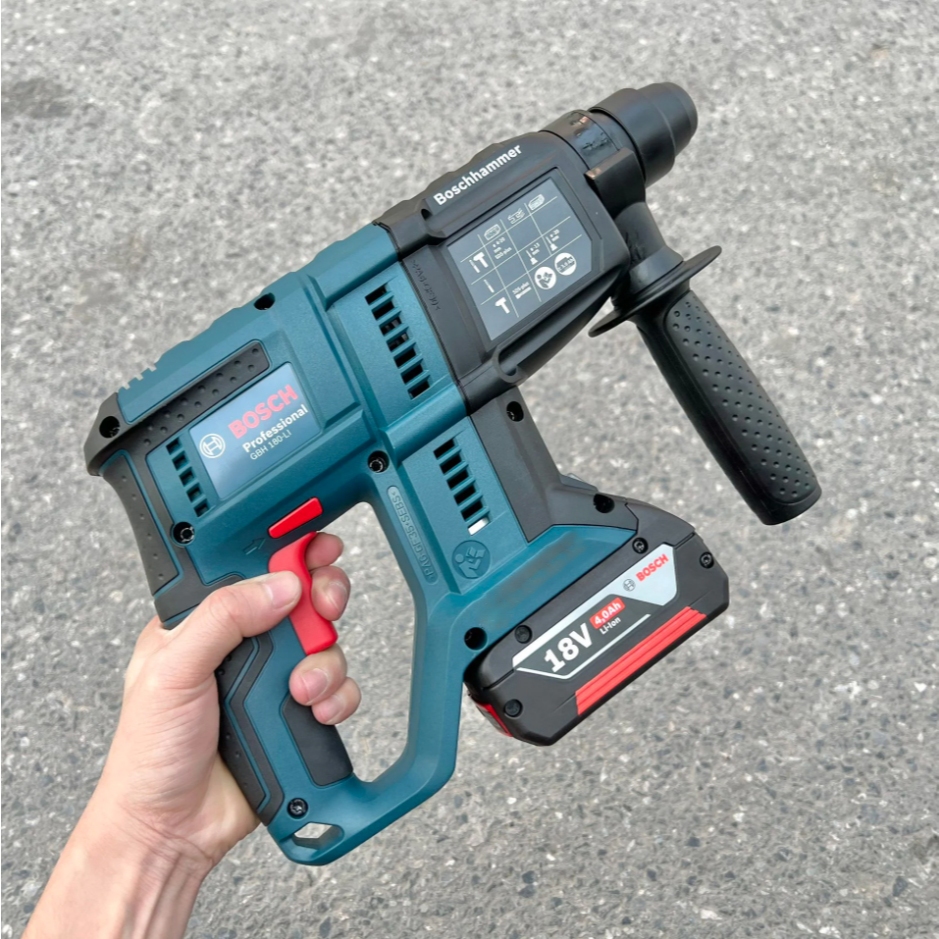 Máy khoan bê tông dùng pin Bosch GBH 180-Li BL - Hàng Chính Hãng