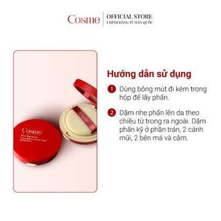 Phấn phủ Cao Cấp nâng tone kiềm dầu COSME Signature Foundation Cover Pact SPF36 PA++