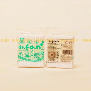 Combo 1 bịch 12 gói tăm bông sapon trẻ em cao cấp êm dịu an toàn, 1 bịch 12 gói