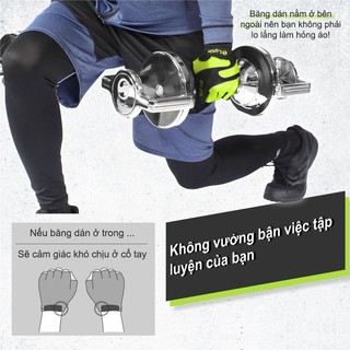 Lysin găng tay thể thao thương hiệu nhật bọc nửa ngón tập tạ tập gym câu cá lure xe đạp xe máy chống trượt