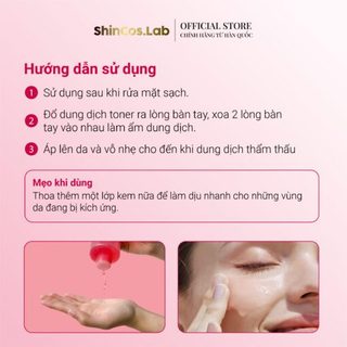 Toner tinh chất thuần chay dưỡng sáng mờ thâm SHINCOS.LAB Niacinamide Brightening
