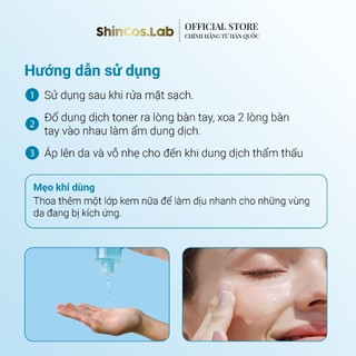 Toner tinh chất thuần chay phục hồi dưỡng ẩm da SHINCOS.LAB HA B5