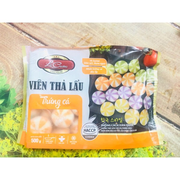 100g viên hải sản thả lẩu Lacusina (6 viên)