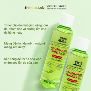 Toner Hỗ Trợ Giảm Mụn AHA/BHA/PHA – Trắng da – Mờ Thâm