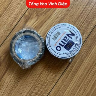01 cuộn băng dính điện nano, băng keo điện bản 18mm dài 9 - 18m - Hàng loại 1