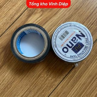 01 cuộn băng dính điện nano, băng keo điện bản 18mm dài 9 - 18m - Hàng loại 1