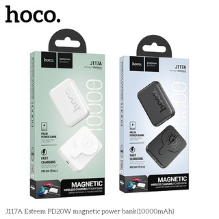 Sạc dự phòng không dây Hoco J117A 10000mAh Wireless Charge 15W, QC 3.0 22.5W và TypeC PD 20W
