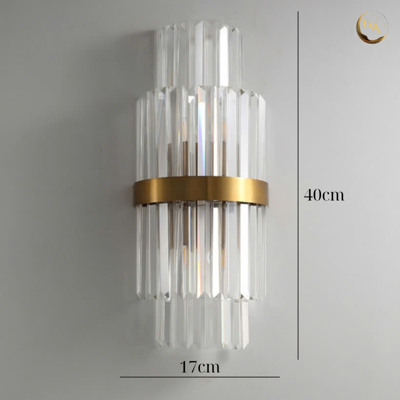Đèn gắn tường pha lê EVA AA2/GĐ D170*H400 phong cách sang trọng trang trí nhà cửa hiện đại bảo hành 24 tháng